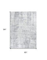 5' X 7' Viscose Dew Area Rug - Homeroots - Flyclothing LLC