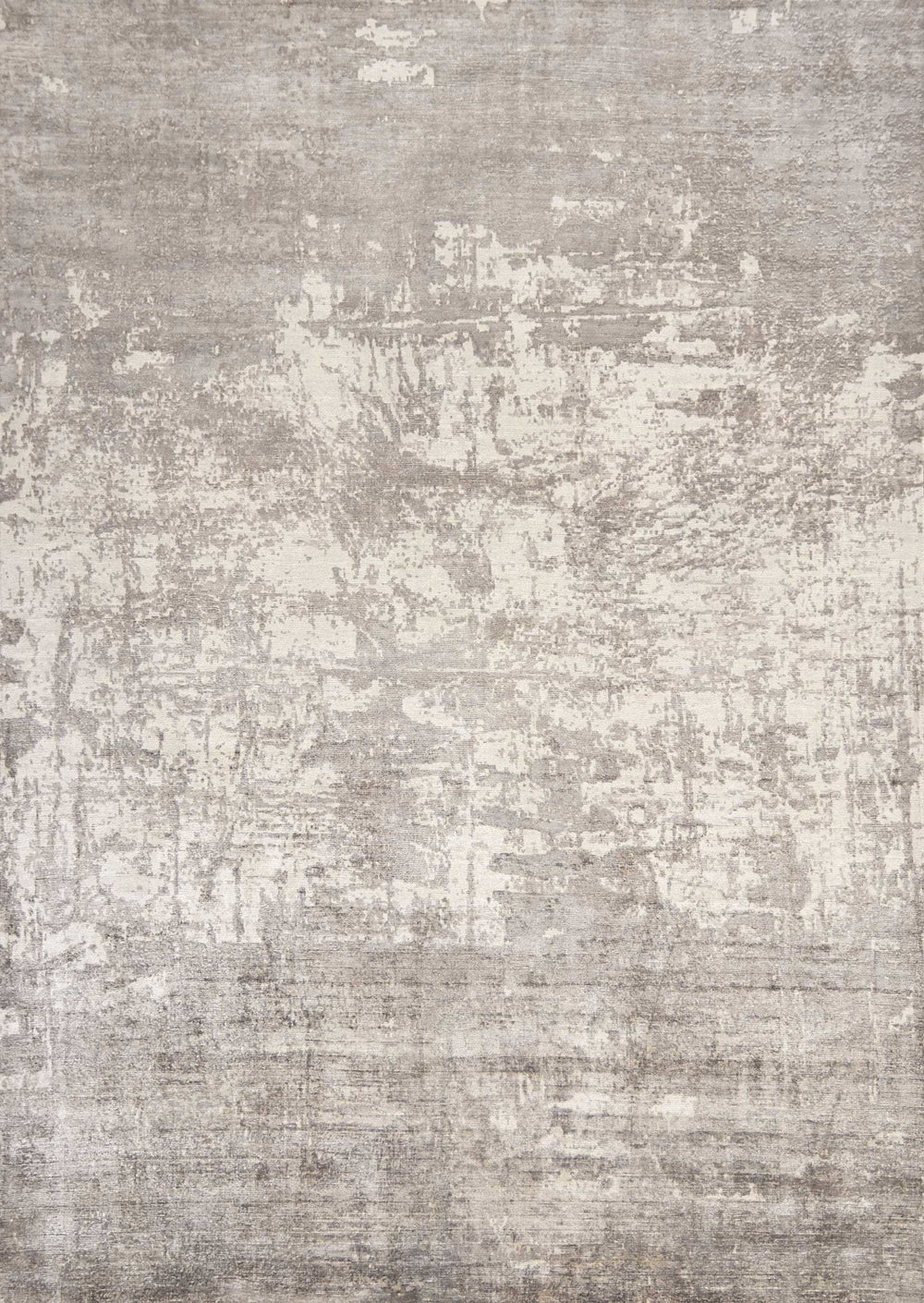 5' X 7' Beige Hand Loomed Abstract Brushstroke Indoor Area Rug - Homeroots - Flyclothing LLC