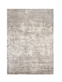 5' X 7' Beige Hand Loomed Abstract Brushstroke Indoor Area Rug - Homeroots