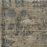 5' X 7'  Viscose Sand Or  Blue Area Rug - Homeroots