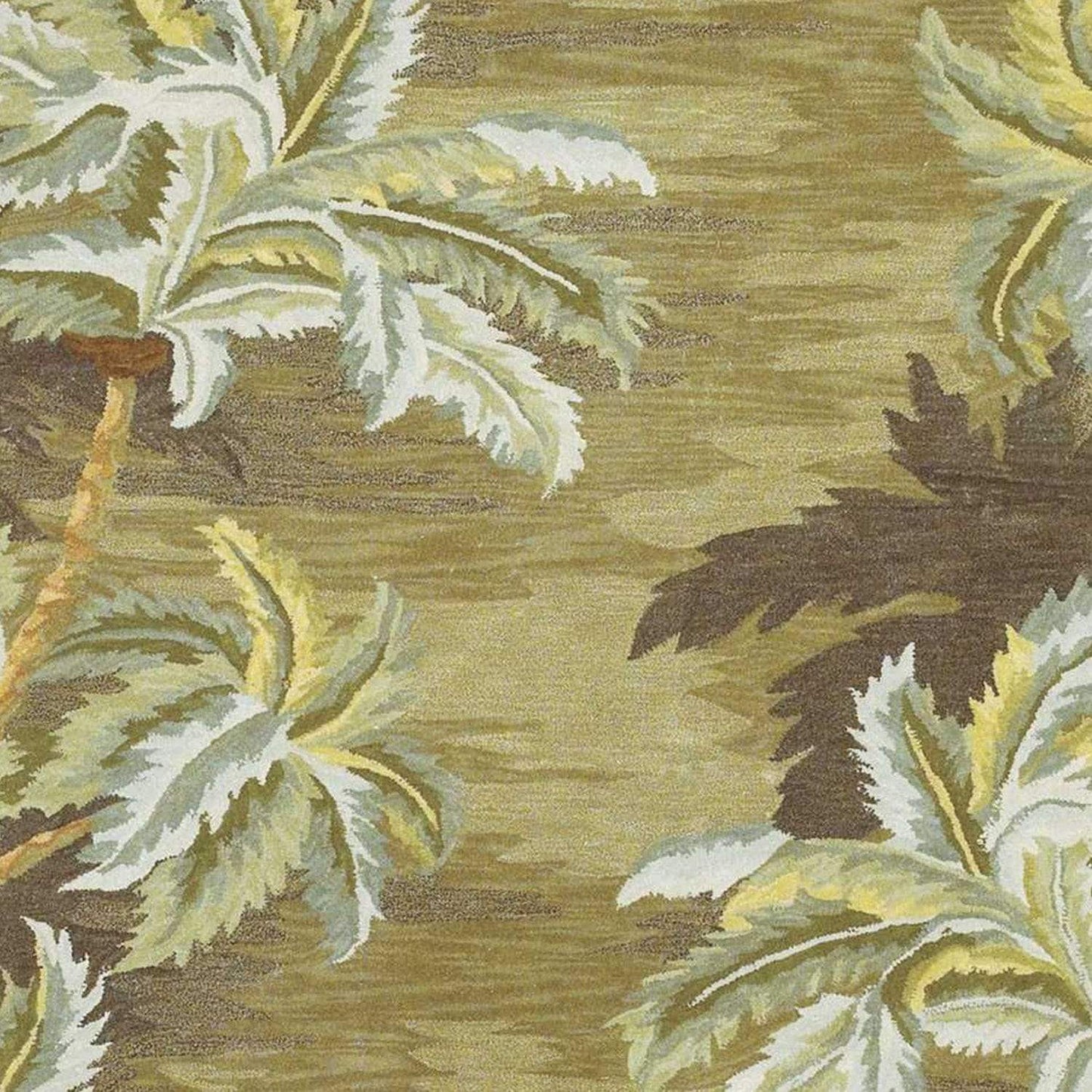 5' X 8' Wool Moss Area Rug - Homeroots - Flyclothing LLC