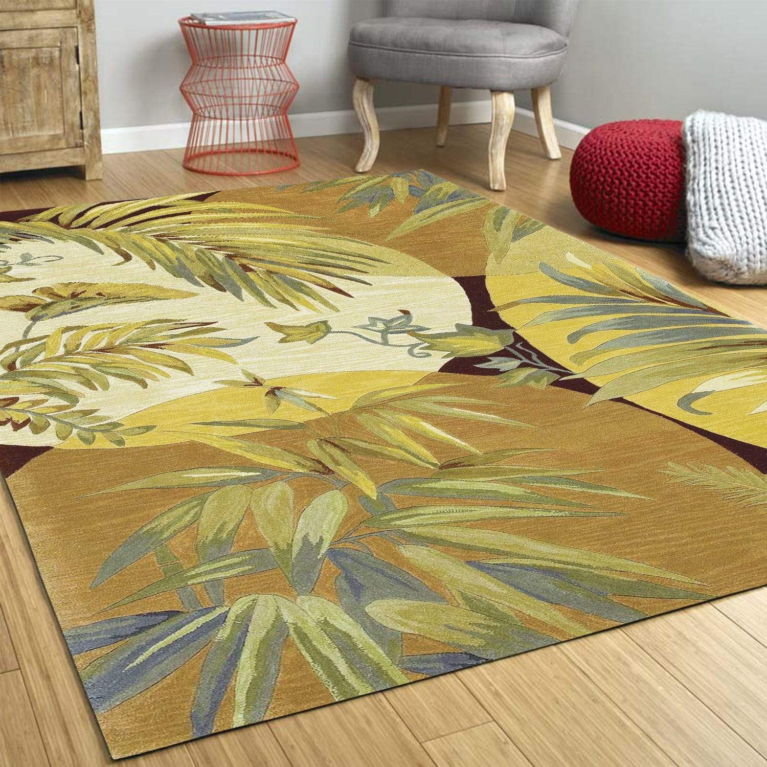 5' X 8' Wool Coral Or Ivory Area Rug - Homeroots - Flyclothing LLC