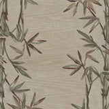 5' X 8' Ivory Hand Tufted Bordered Bamboo Indoor Area Rug - Homeroots - Flyclothing LLC