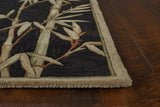 5' X 8' Wool Black Area Rug - Homeroots - Flyclothing LLC