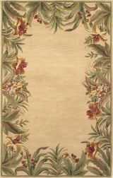 5' X 8' Wool Ivory Area Rug - Homeroots - Flyclothing LLC