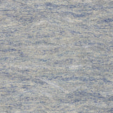 7' X 9' Wool And Viscose Ocean Blue Area Rug - Homeroots