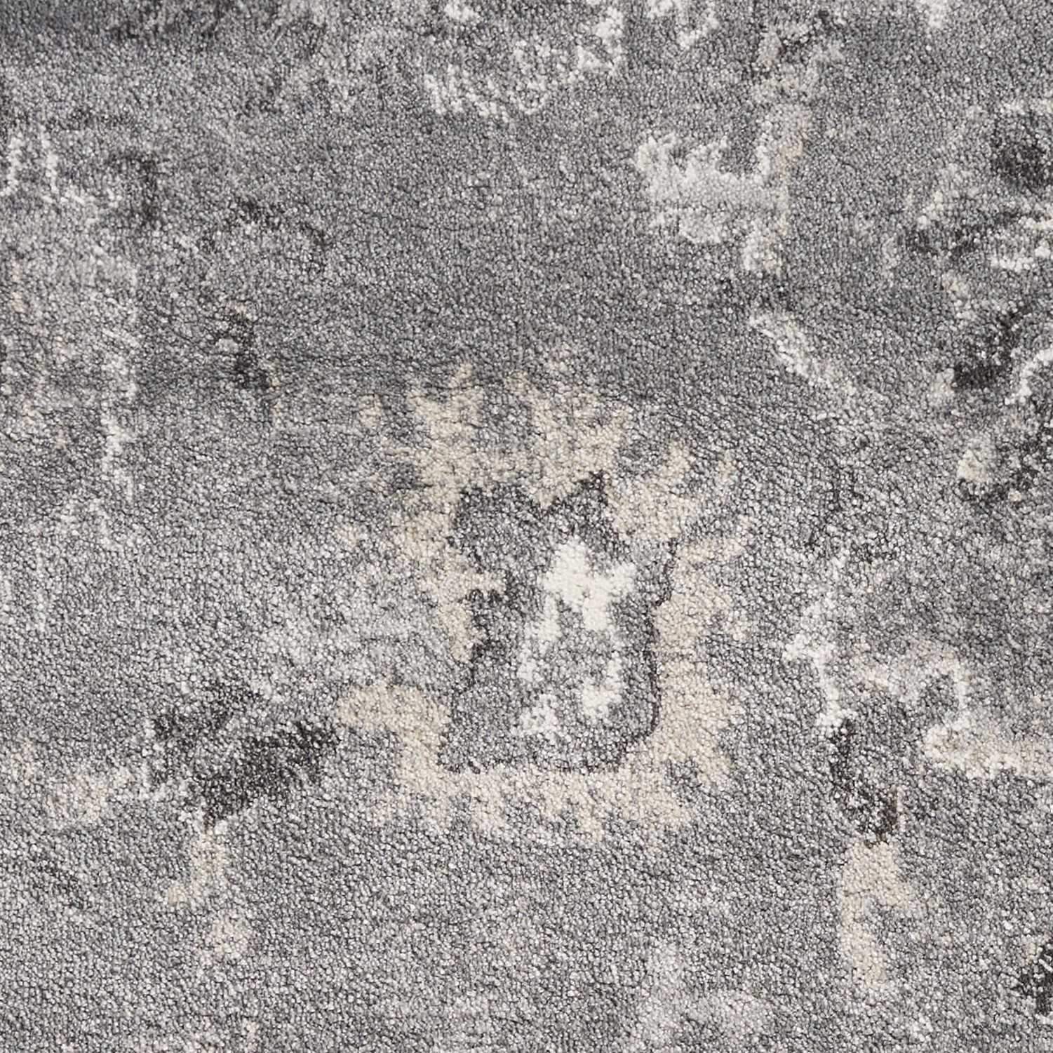 7' X 9' Polypropylene Grey Area Rug - Homeroots - Flyclothing LLC