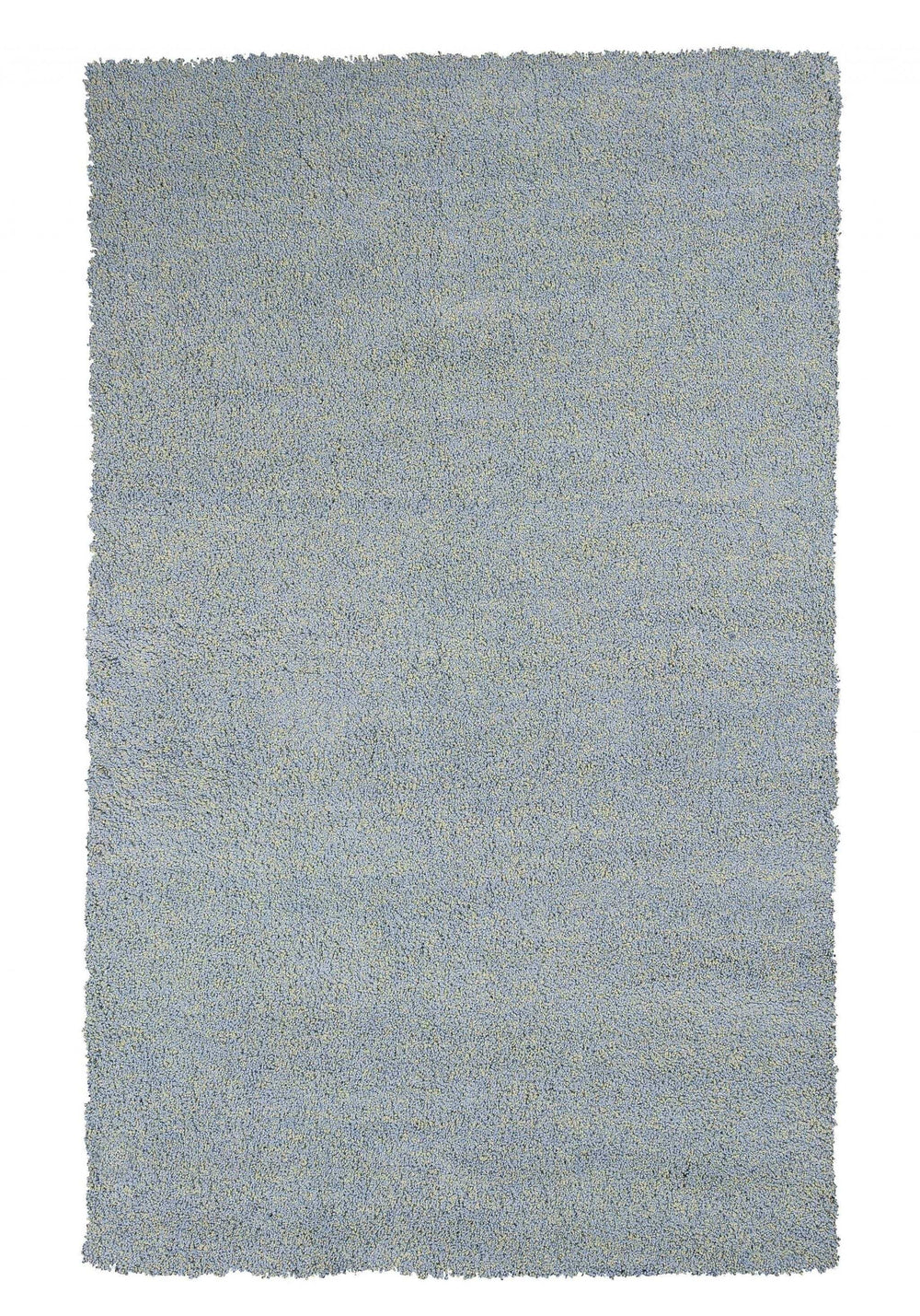 8' X 11' Blue Heather Indoor Shag Rug - Homeroots - Flyclothing LLC