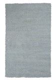 8' X 11' Blue Heather Indoor Shag Rug - Homeroots