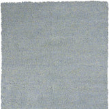 8' X 11' Blue Heather Indoor Shag Rug - Homeroots - Flyclothing LLC