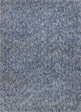 8' X 11' 'Indigo And Ivory Heather Shag Area Rug - Homeroots - Flyclothing LLC