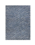 8' X 11'  'Indigo And Ivory Heather Shag Area Rug - Homeroots