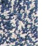 8' X 11'  'Indigo And Ivory Heather Shag Area Rug - Homeroots