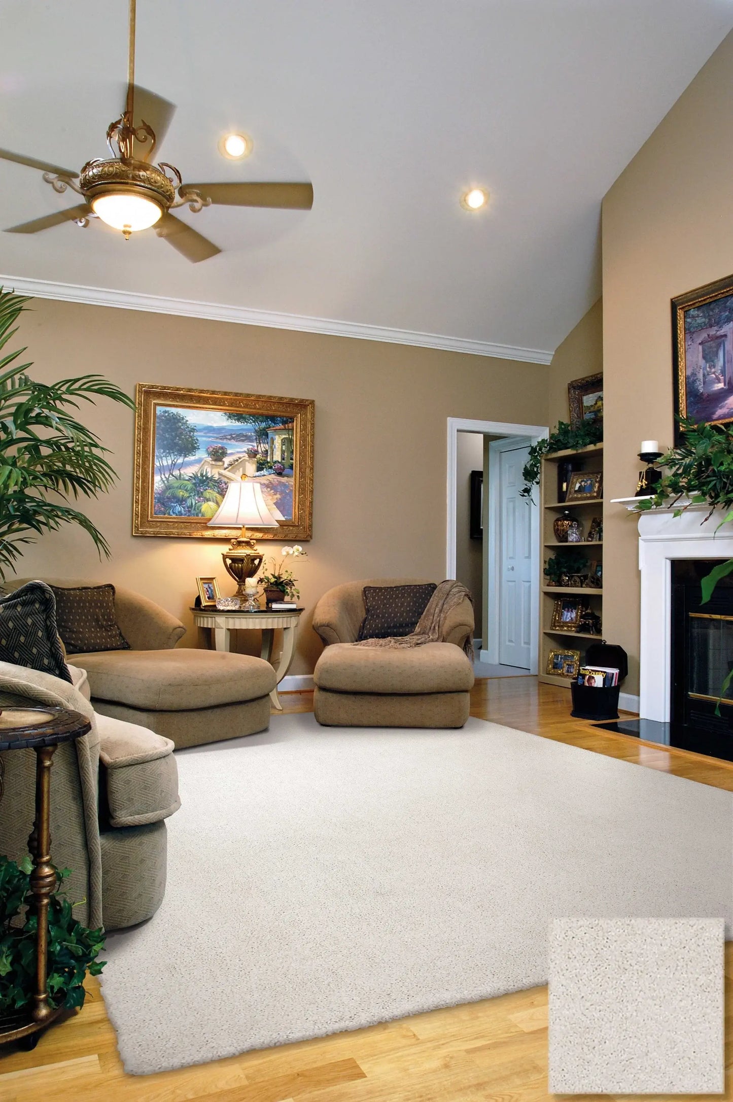 8' X 11' Ivory Indoor Shag Rug - Homeroots - Flyclothing LLC