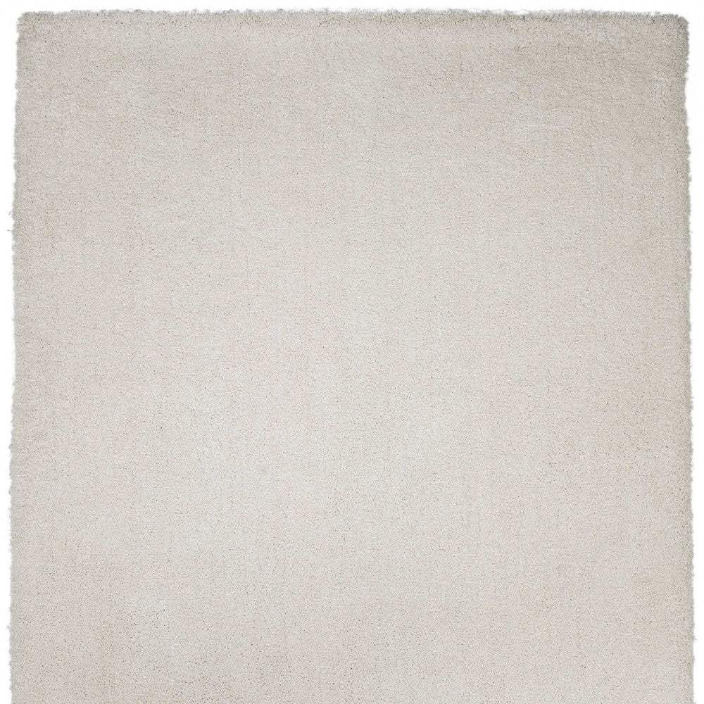 8' X 11' Ivory Indoor Shag Rug - Homeroots - Flyclothing LLC