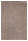 8' X 11' Solid Tan Beige Shag Area Rug - Homeroots