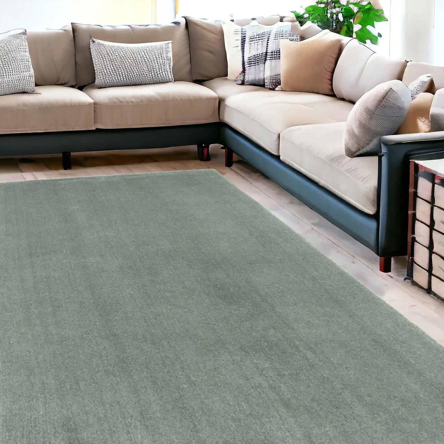 8' X 11' Slate Blue Indoor Shag Rug - Homeroots - Flyclothing LLC