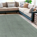 8' X 11' Slate Blue Indoor Shag Rug - Homeroots - Flyclothing LLC