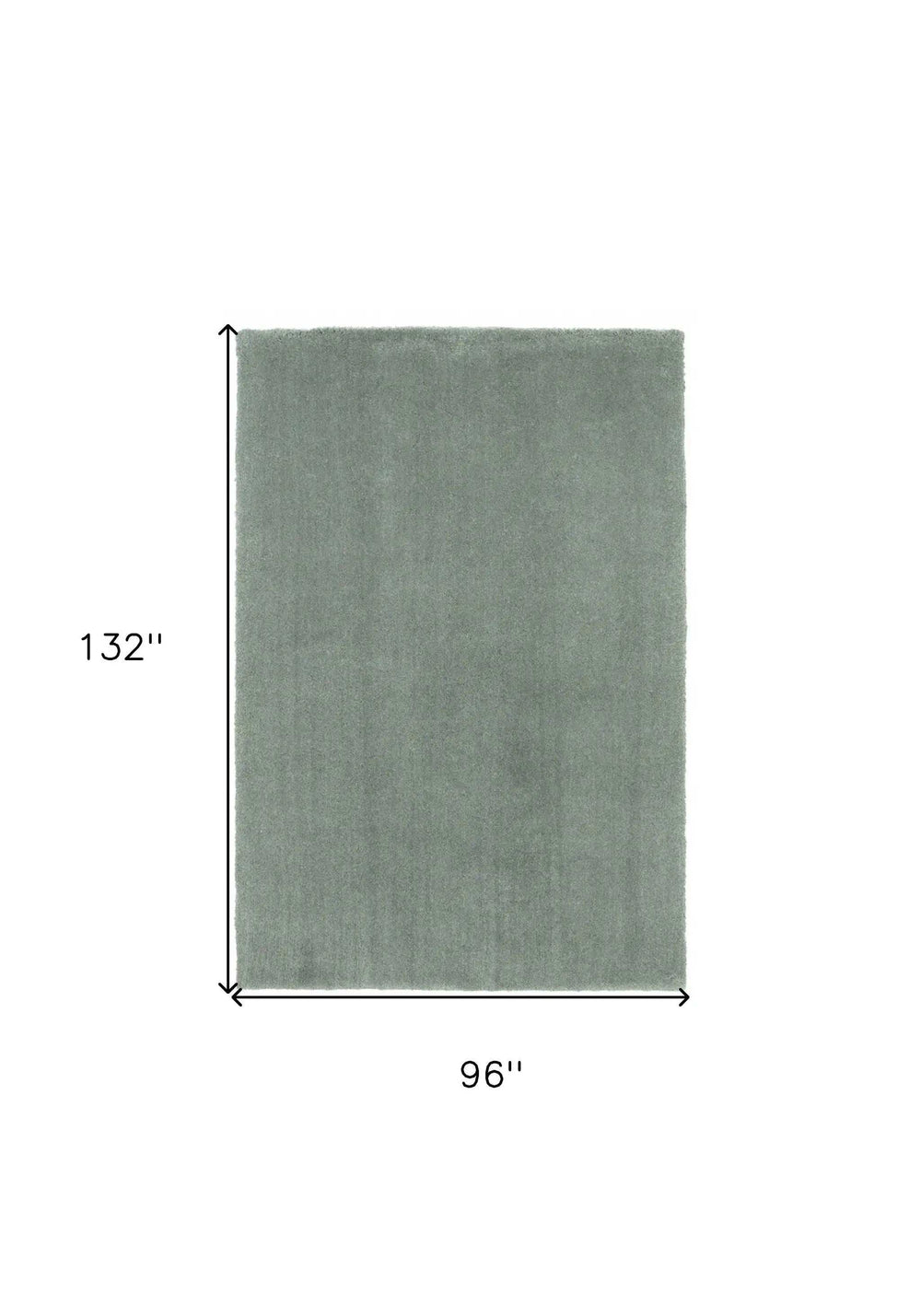 8' X 11' Slate Blue Indoor Shag Rug - Homeroots - Flyclothing LLC