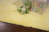 8' X 11' Yellow Hand Woven Area Rug - Homeroots