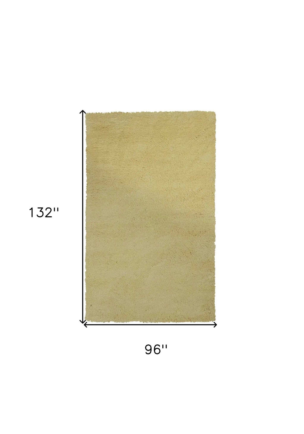 8' X 11' Yellow Hand Woven Area Rug - Homeroots - Flyclothing LLC