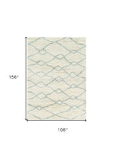 9' X 13' Ivory Area Rug - Homeroots - Flyclothing LLC