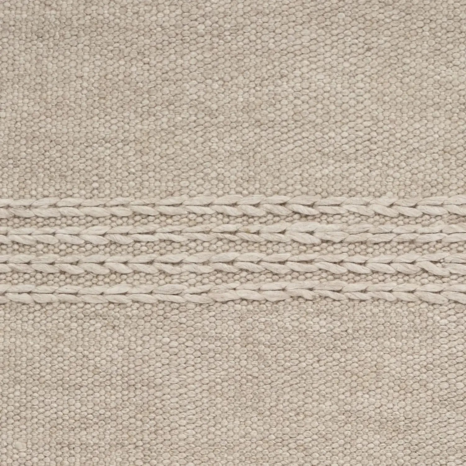 7' X 9' Wool Natural Area Rug - Homeroots - Flyclothing LLC