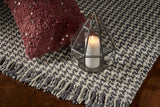 7' X 9' Gray and Ivory Wool Hand Woven Area Rug - Homeroots - Flyclothing LLC
