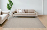 8' X 10' Oatmeal Beige Hand Woven Herringbone Indoor Area Rug - Homeroots - Flyclothing LLC