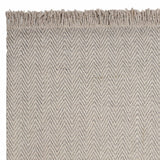 8' X 10' Oatmeal Beige Hand Woven Herringbone Indoor Area Rug - Homeroots