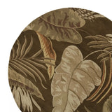 7' Round Wool Mocha Area Rug - Homeroots - Flyclothing LLC