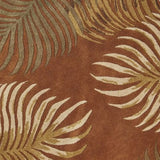 8' Rust Round Wool Hand Tufted Area Rug - Homeroots - Flyclothing LLC