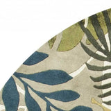 7' Round Wool Ivory Area Rug - Homeroots - Flyclothing LLC
