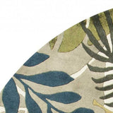 7' Round Wool Ivory Area Rug - Homeroots - Flyclothing LLC