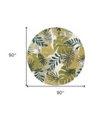 7' Round Wool Ivory Area Rug - Homeroots - Flyclothing LLC