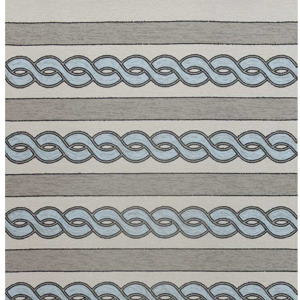 8' X 11' Uv Treated Polypropylene Ivory Or Spa Area Rug - Homeroots - Flyclothing LLC