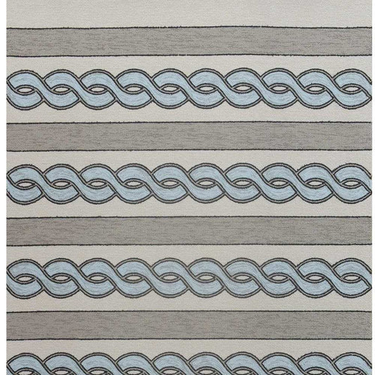8' X 11' Uv Treated Polypropylene Ivory Or Spa Area Rug - Homeroots - Flyclothing LLC