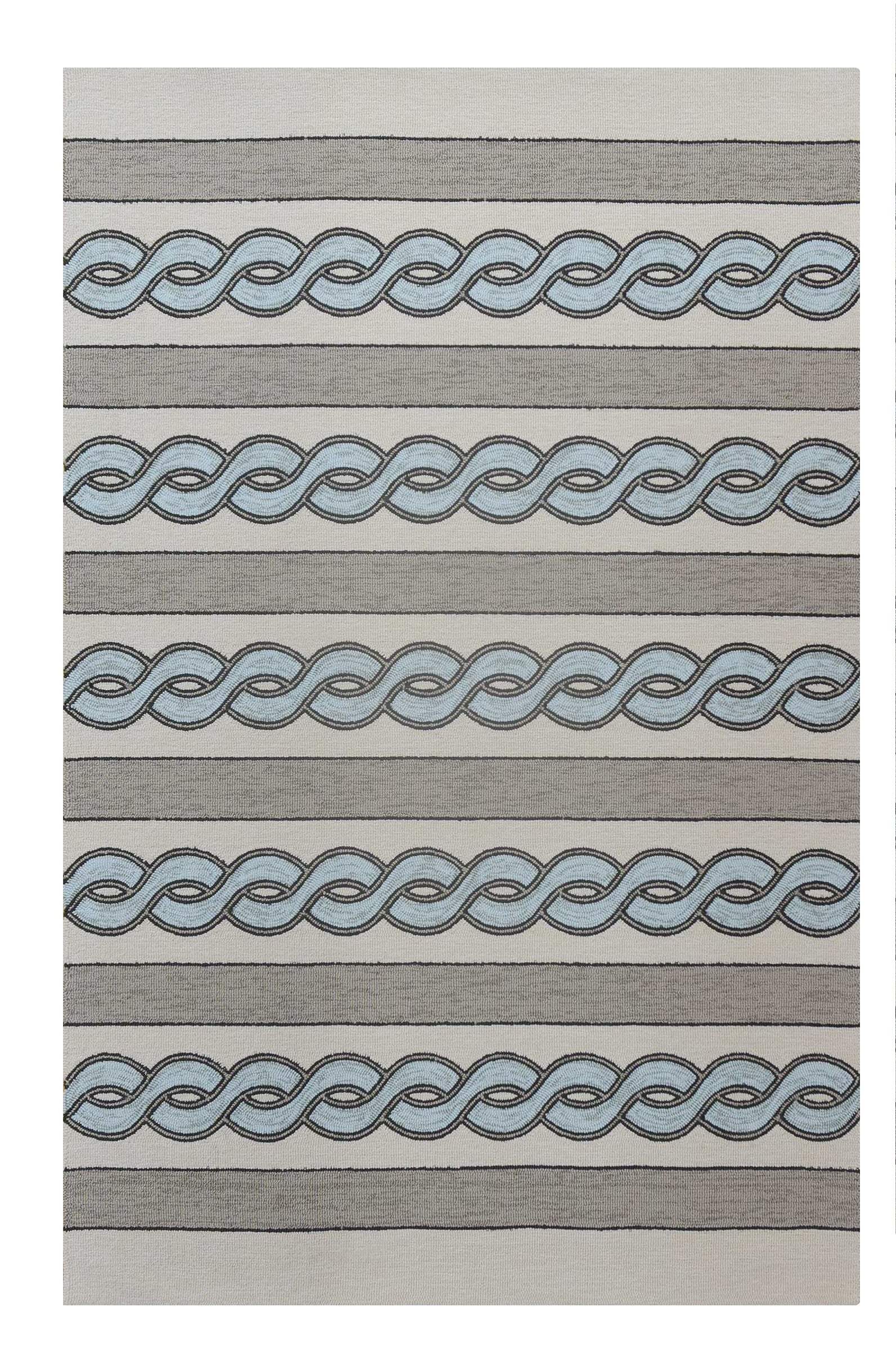 8' X 11' Uv Treated Polypropylene Ivory Or Spa Area Rug - Homeroots - Flyclothing LLC