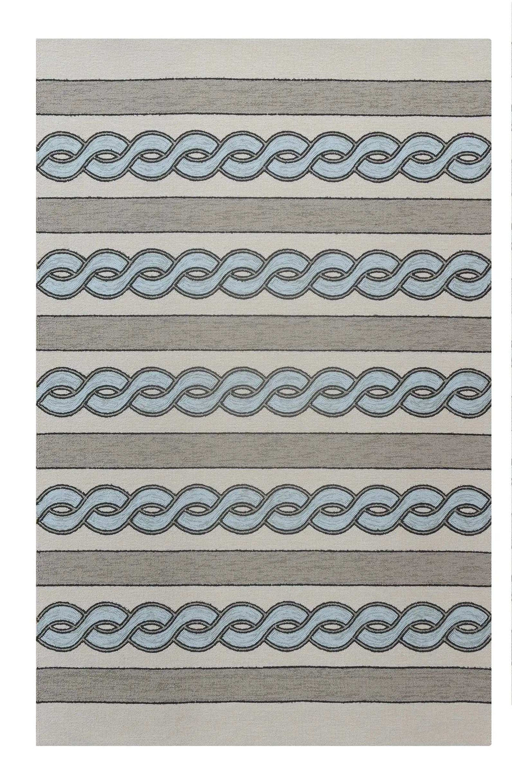 8' X 11' Uv Treated Polypropylene Ivory Or Spa Area Rug - Homeroots - Flyclothing LLC