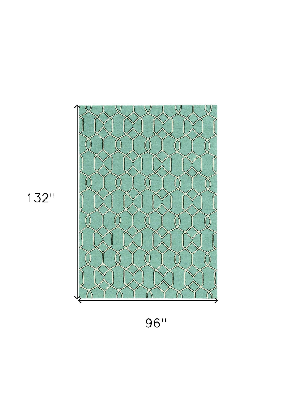 8' X 11' Uv Treated Polypropylene Spa Area Rug - Homeroots - Flyclothing LLC