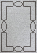 8' X 11' Ivory Indoor Outdoor Area Rug - Homeroots - Flyclothing LLC