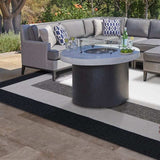 8' X 11' Uv Treated Polypropylene Charcoal Area Rug - Homeroots - Flyclothing LLC