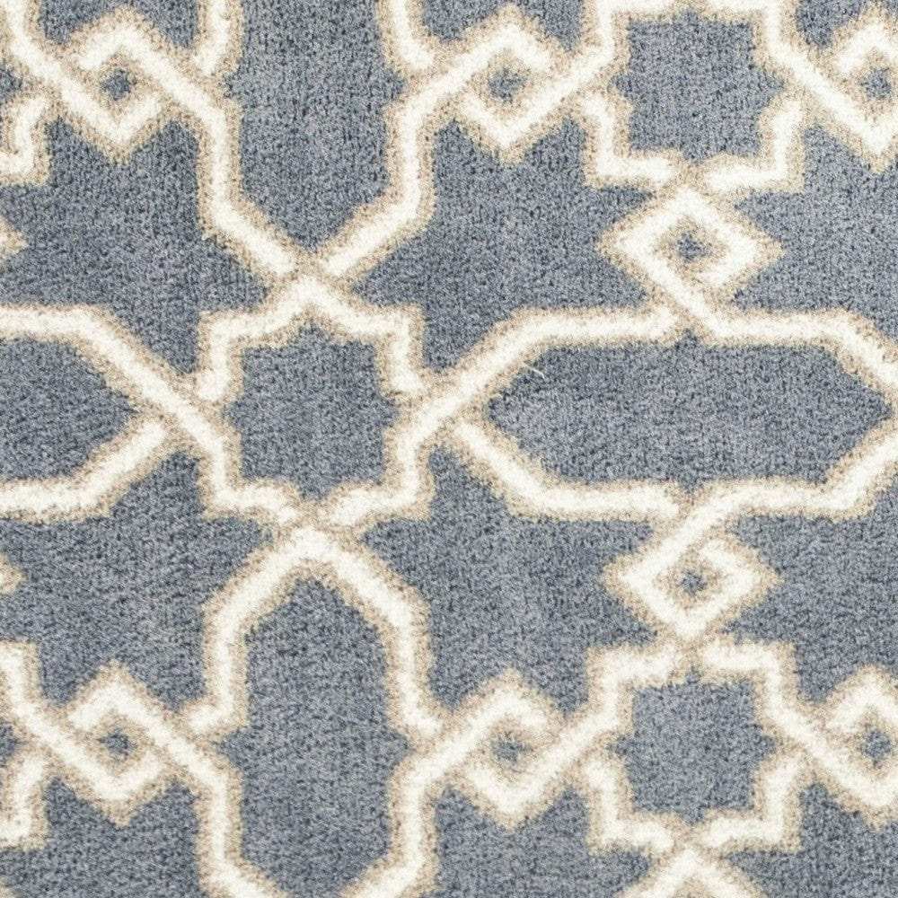 7' X 10' Microfiber Slate Blue Area Rug - Homeroots - Flyclothing LLC