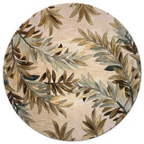 7' Round Wool Ivory Area Rug - Homeroots - Flyclothing LLC