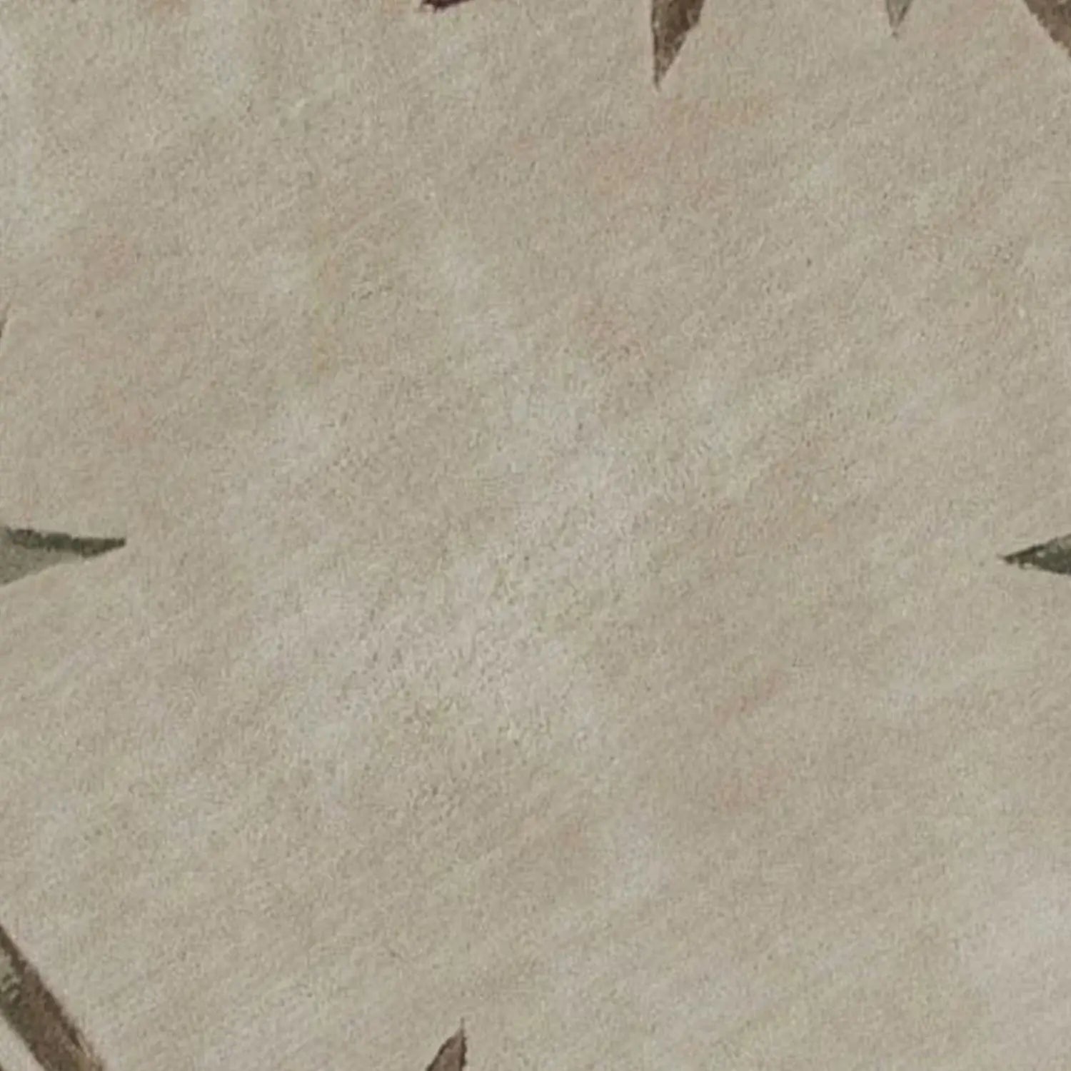 7' Round Wool Ivory Area Rug - Homeroots - Flyclothing LLC