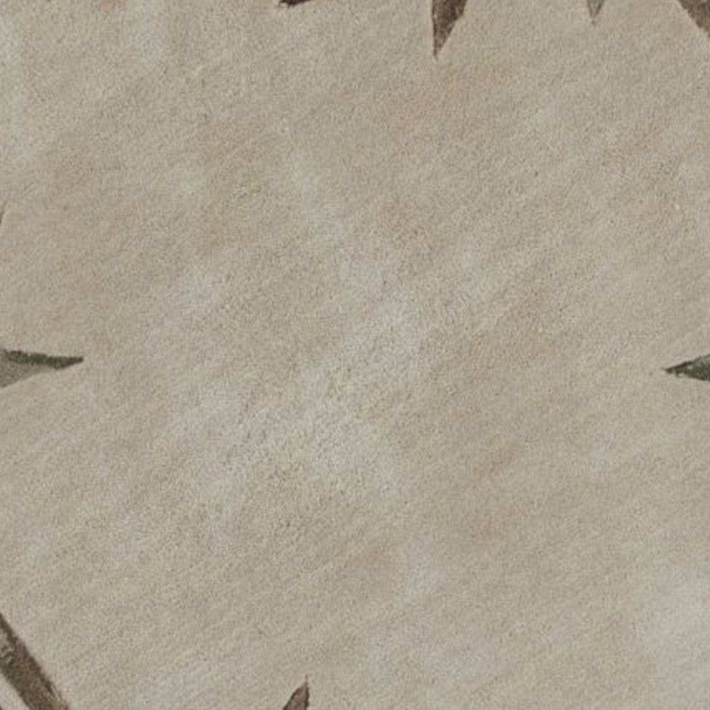 7' Round Wool Ivory Area Rug - Homeroots - Flyclothing LLC