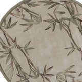 7' Round Wool Ivory Area Rug - Homeroots - Flyclothing LLC