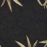 8' Black Hand Tufted Bordered Tropical Bamboo Round Indoor Area Rug - Homeroots - Flyclothing LLC