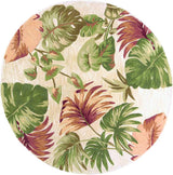 7' Round Wool Beige Area Rug - Homeroots - Flyclothing LLC