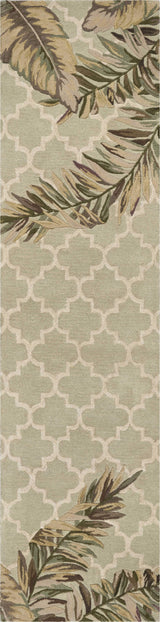 8' Sage Round Wool Hand Tufted Area Rug - Homeroots - Flyclothing LLC